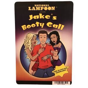 Mini Movie Poster - Jake's Booty Call - Art Home Office Dorm Decor Fits A5 Frame
